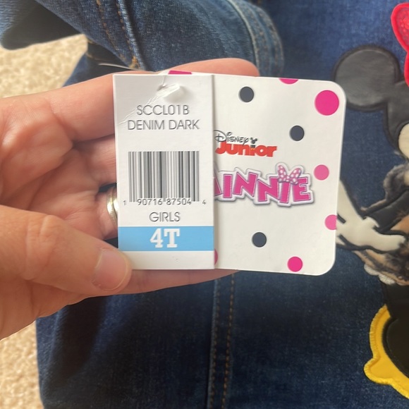 NWT Minnie Jean Jacket size 4T - Picture 4 of 4